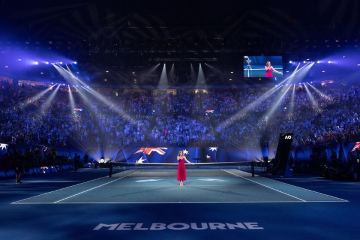 Rod Laver Arena thi đấu ban đêm tại Australian Open