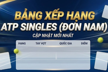 Bảng xếp hạng ATP Singles Rankings (Đơn nam)