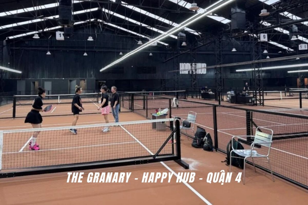 Sân pickleball The Granary – Happy Hub