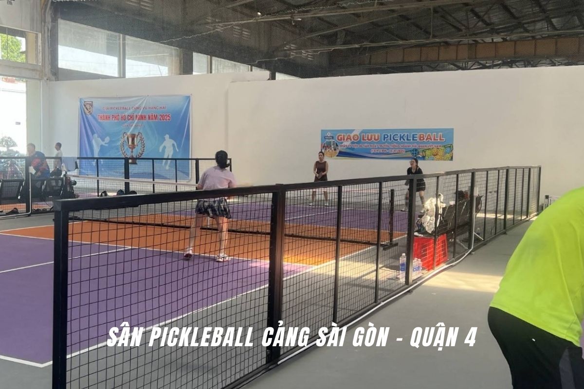 Sân pickleball Cảng Sài Gòn