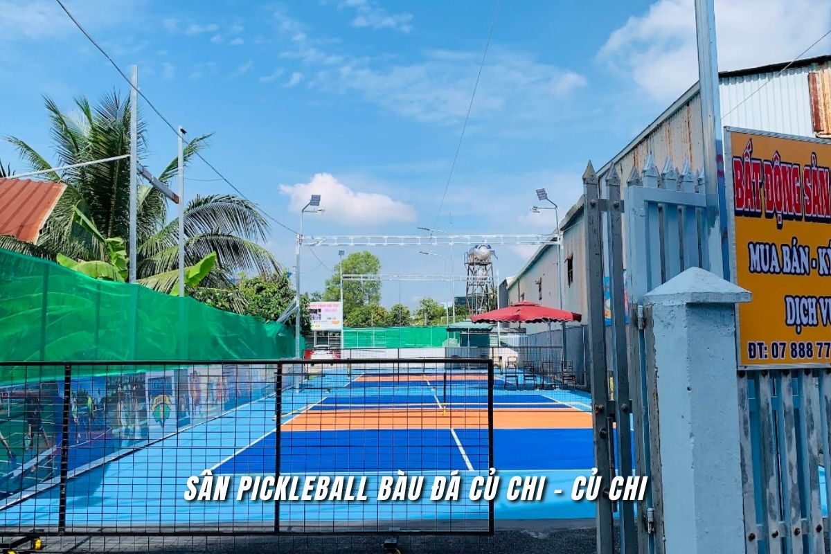 Sân pickleball Bàu Đá Củ Chi