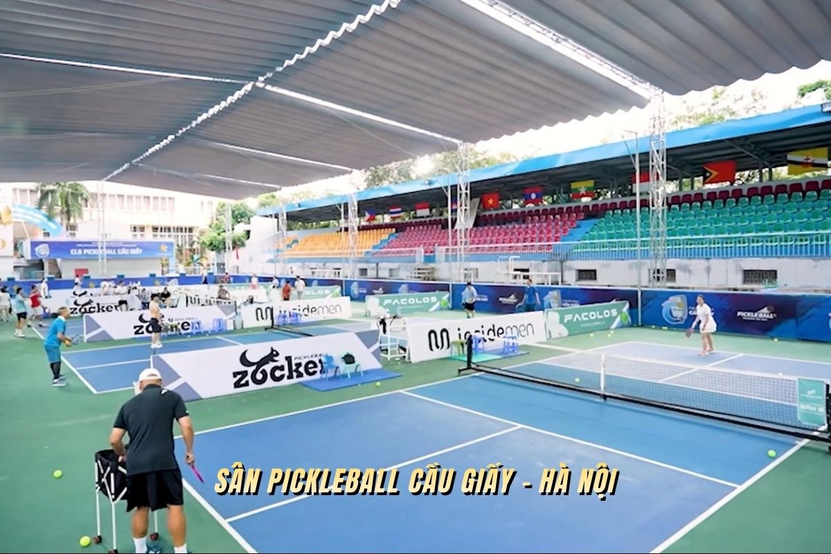 Sân pickleball Cầu Giấy