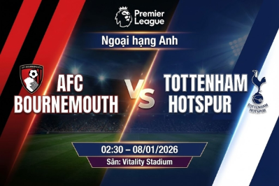 AFC Bournemouth vs Tottenham Hotspur 02:30 08/01/2026 | Ngoại hạng Anh