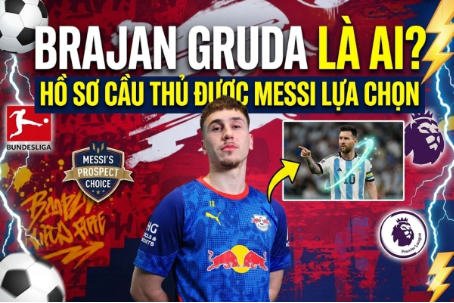Brajan Gruda là ai? Hồ sơ cầu thủ được Messi lựa chọn