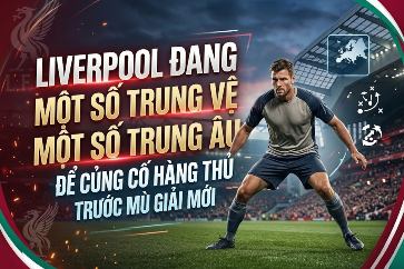 Liverpool nhắm trung vệ châu Âu cho mùa mới